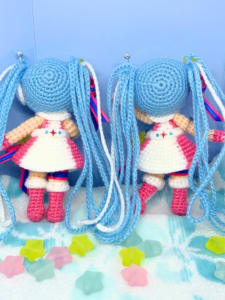 【あみぐるみ】マジミラ2022モチーフ【初音ミクさん】