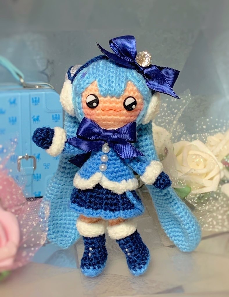 雪ミク2012 編みぐるみ