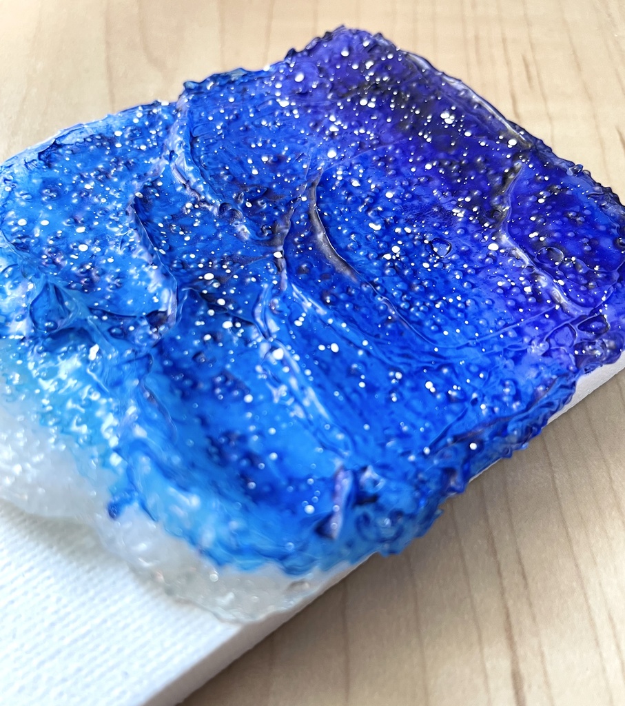 【アクリル原画】透明な海 75×100mm