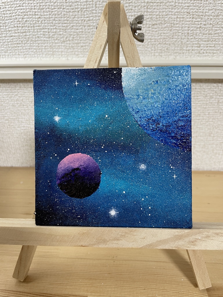 宇宙 100×100mm
