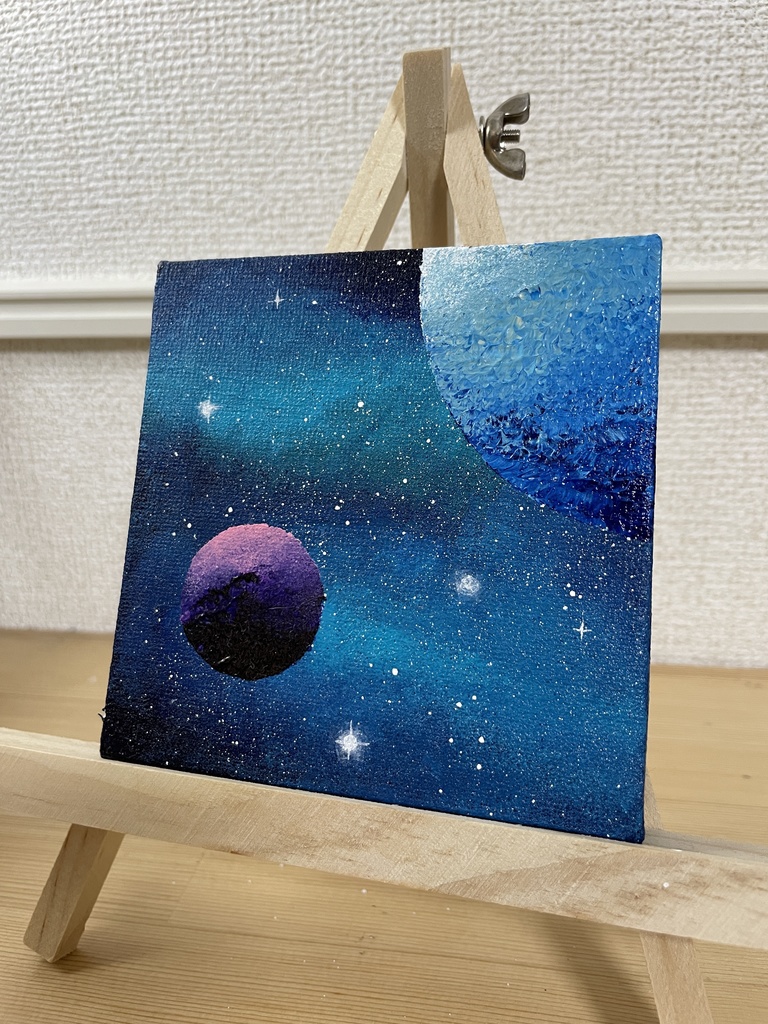 宇宙 100×100mm