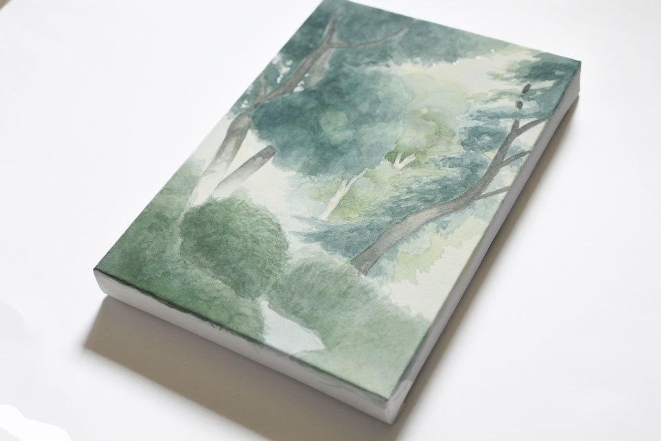 風景画《木のある風景no.2》