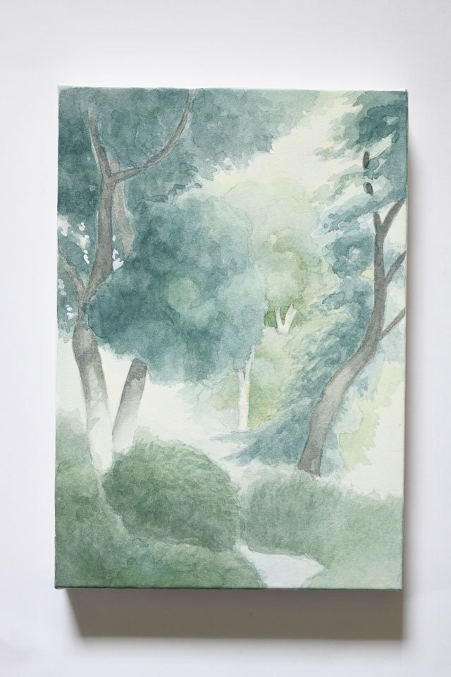 風景画《木のある風景no.2》