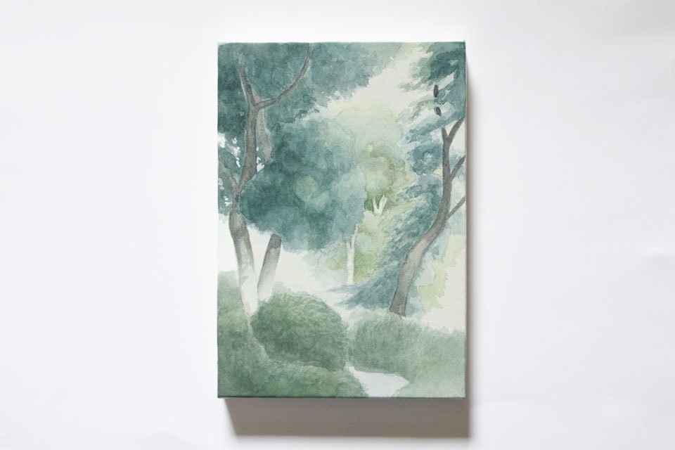 風景画《木のある風景no.2》