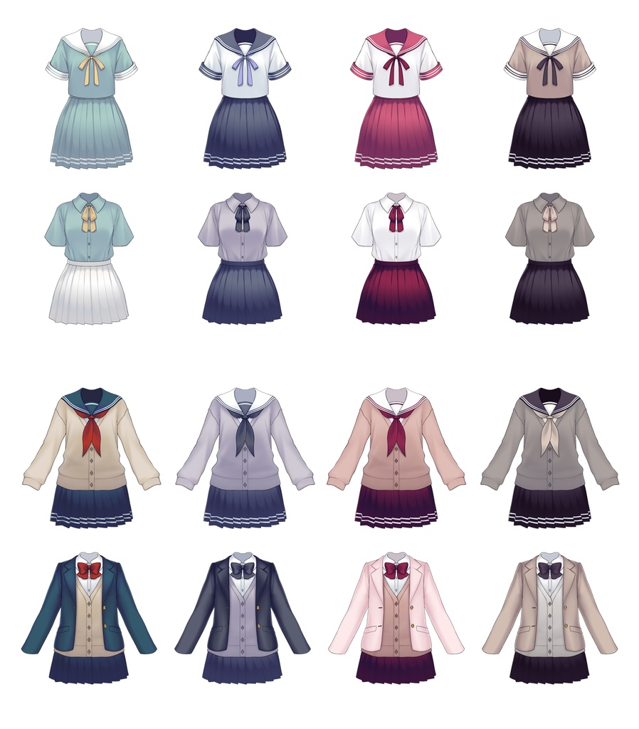 【Live2Dモデル】制服少女「Akari」【VTS対応】