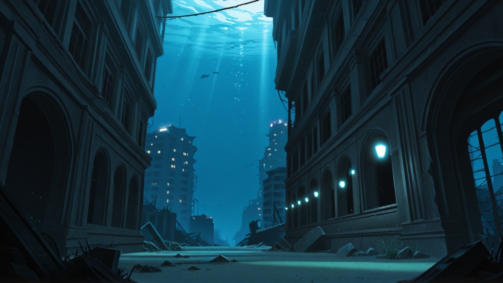 【海底都市の記憶】クトゥルフ神話TRPG向けBGM|CoC/フリーBGM