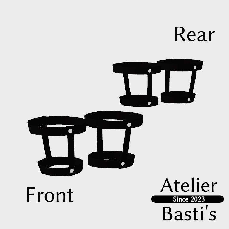 【複数アバター対応】Simple Leg Garter