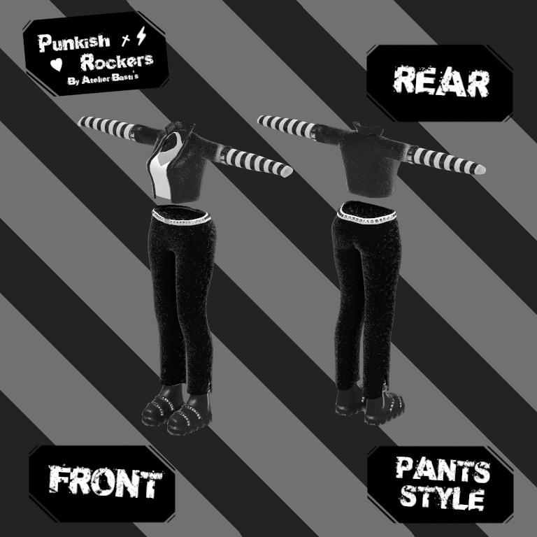 【セール中!】【複数アバター対応】Punkish Rockers
