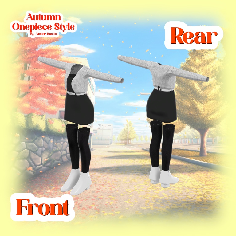 【複数アバター対応】Autumn Onepiece Style