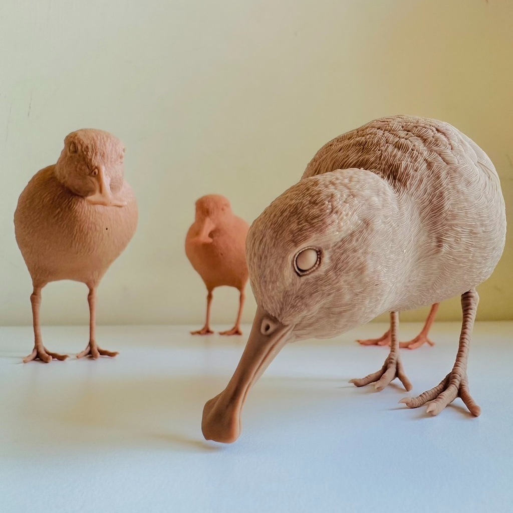 ヘラシギ 採餌姿(1:1)_未塗装キット