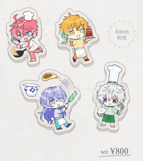 バイト組アクリルパーツ