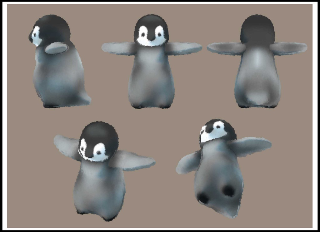 ふさふさペンギン