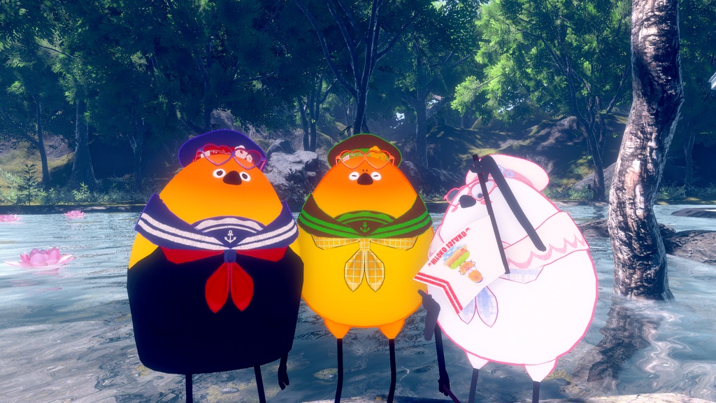 【サングラス上下可動】うきうき水兵さん【Bird/鳥対応】