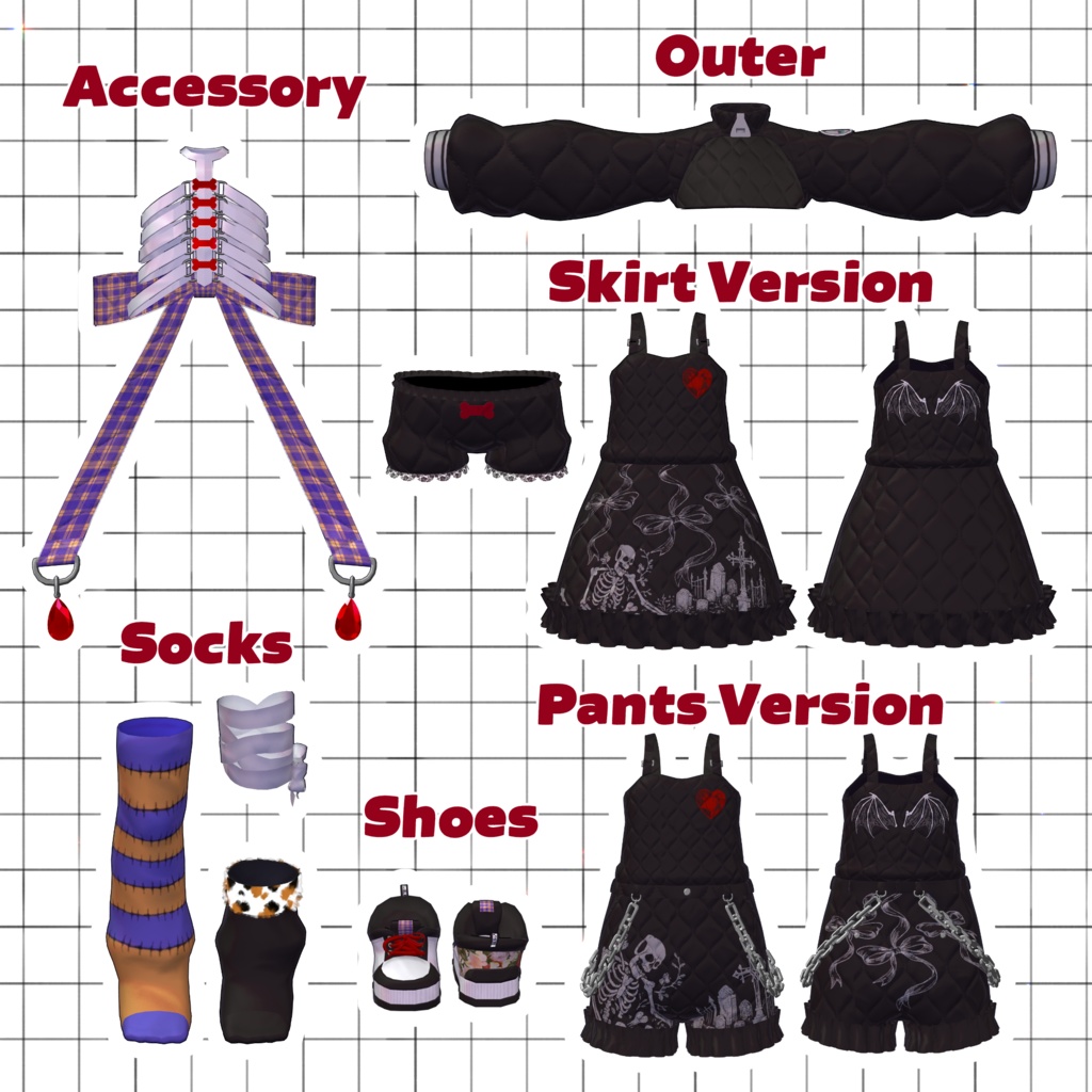 【2アバター対応】Sweet Cemetery