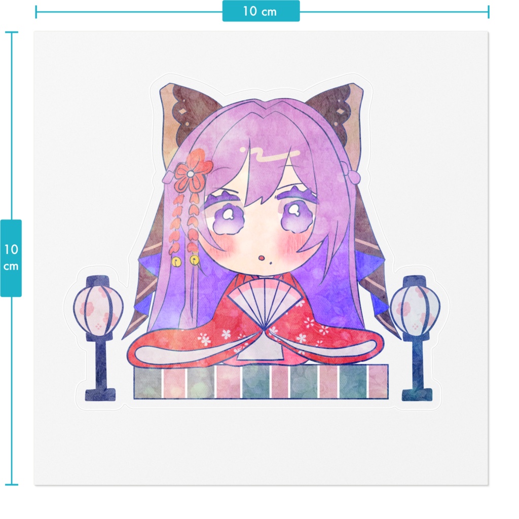 お雛様ステッカー