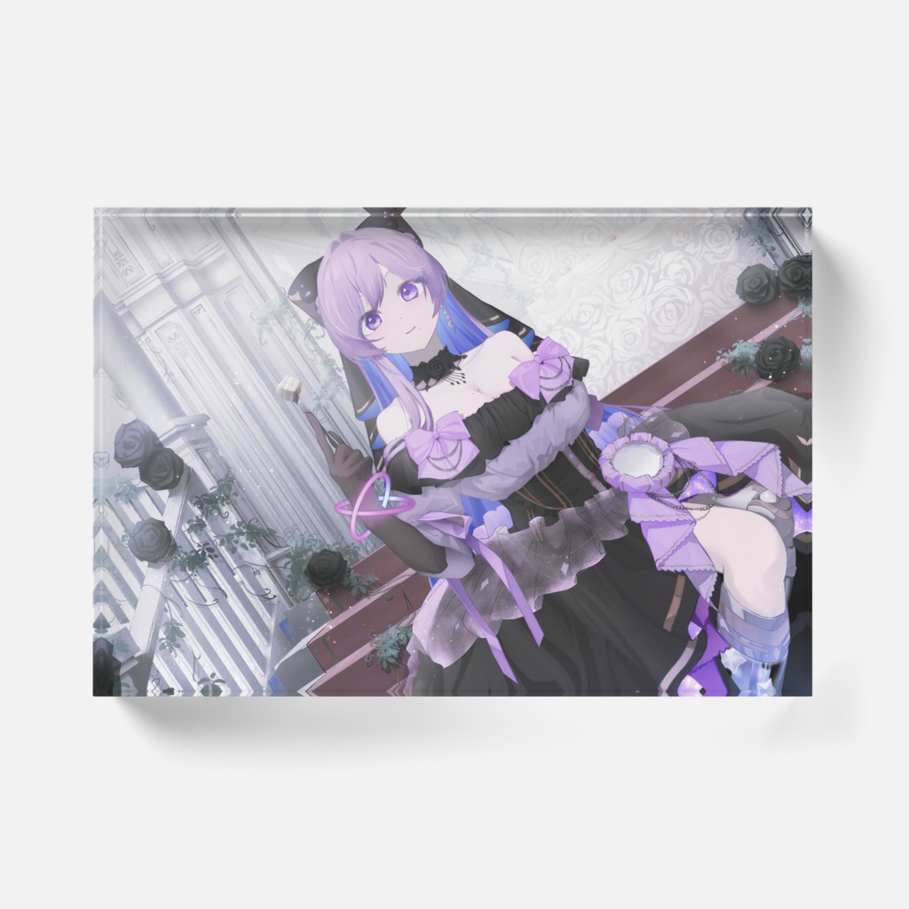 誕生日記念写真アクリルブロック