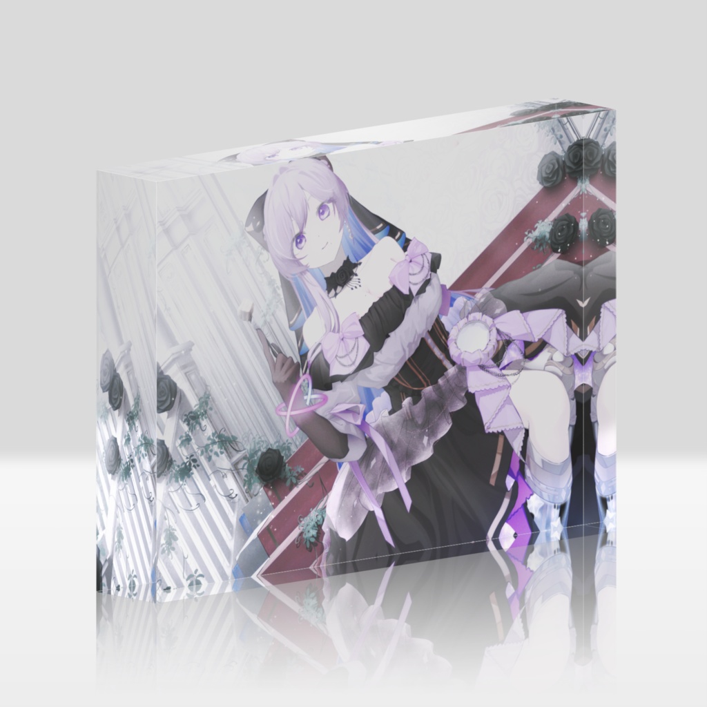 誕生日記念写真アクリルブロック