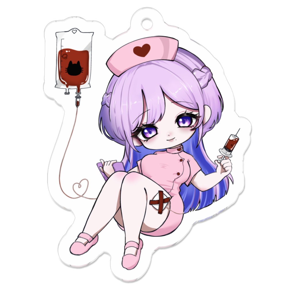 天乃紫音ナース服SDアクキー