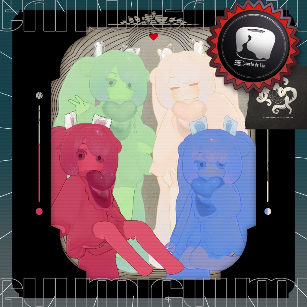 グミ族の「ギュミ」|オリジナル3Dモデル Ver1.0