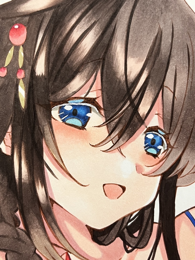 手描きイラスト　艦これ　時雨　