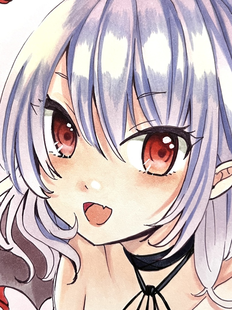 東方project 手描きイラスト　レミリア・スカーレット