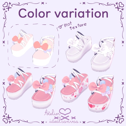 【無料】Ribbon summer sandals【シェイプキー付】