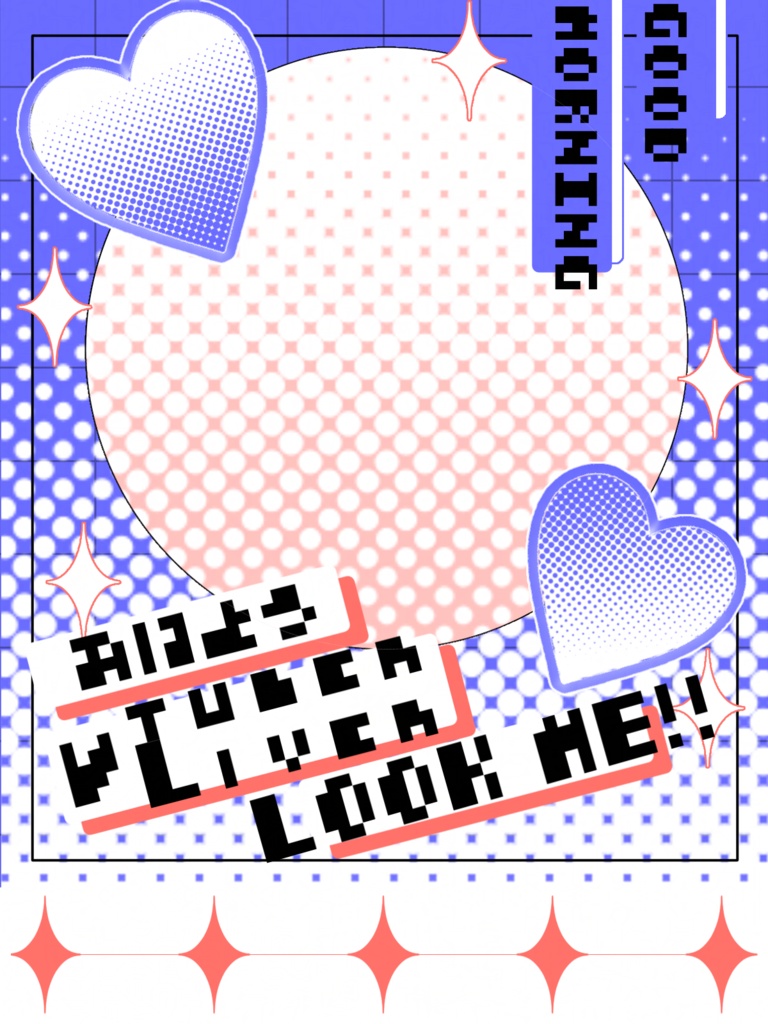 重ねるだけのおはV素材