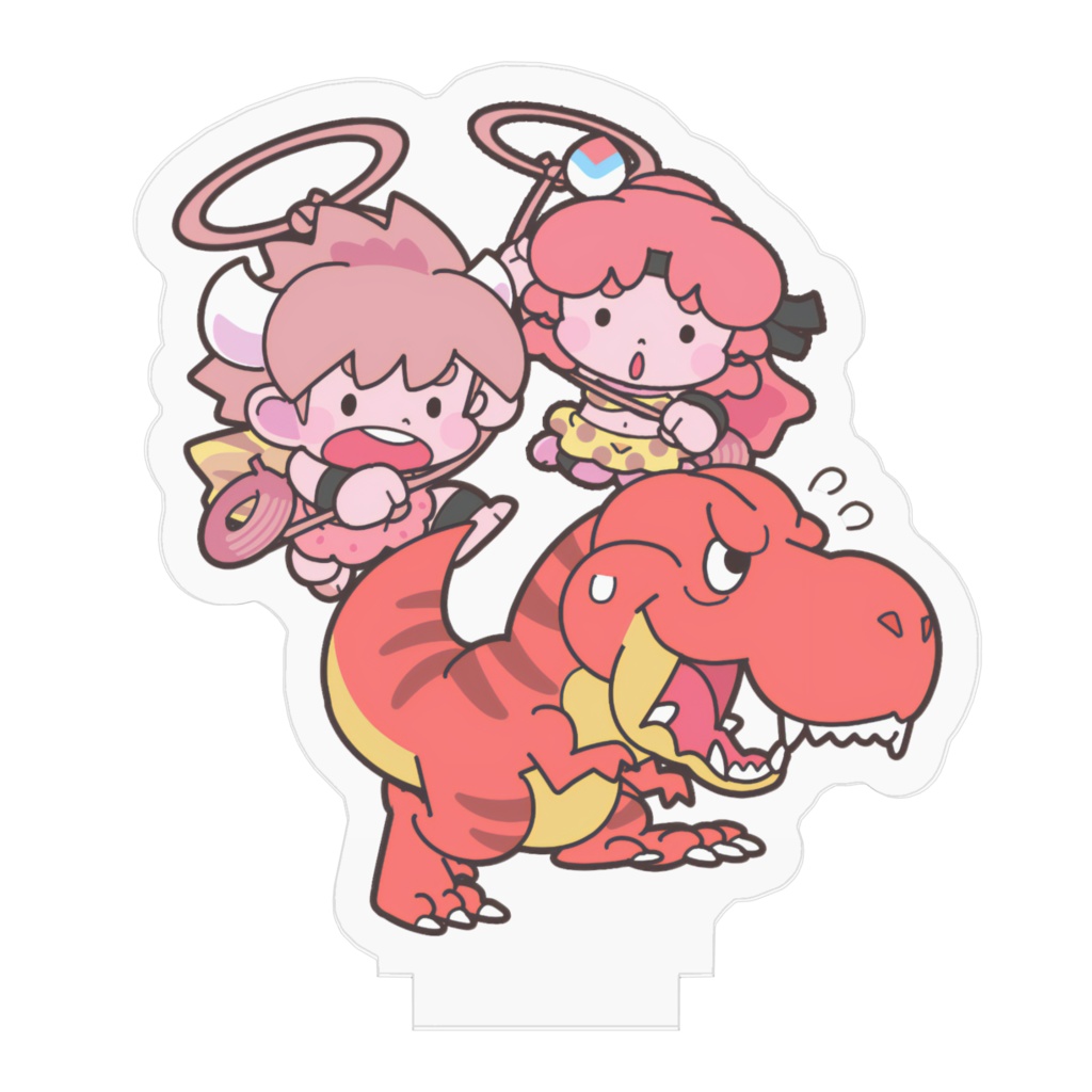 【ぼくと恐竜】オリジナルイラスト2_アクリルスタンド(小)