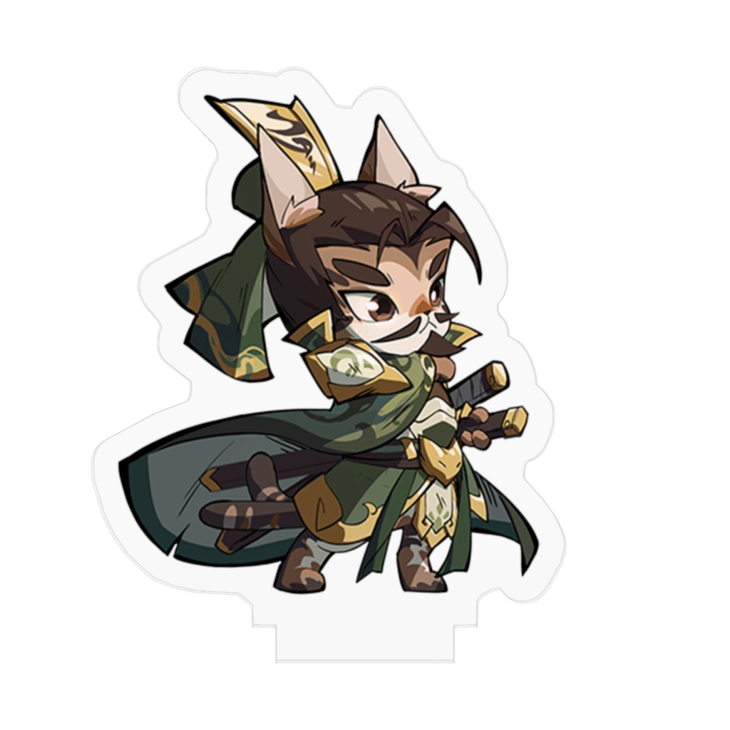 【ねこ天下】劉備_アクリルスタンド(小)