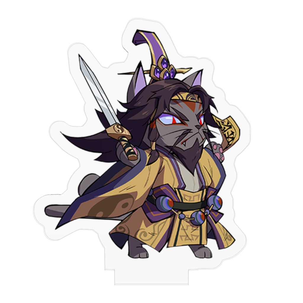 【ねこ天下】張角_アクリルスタンド(小)