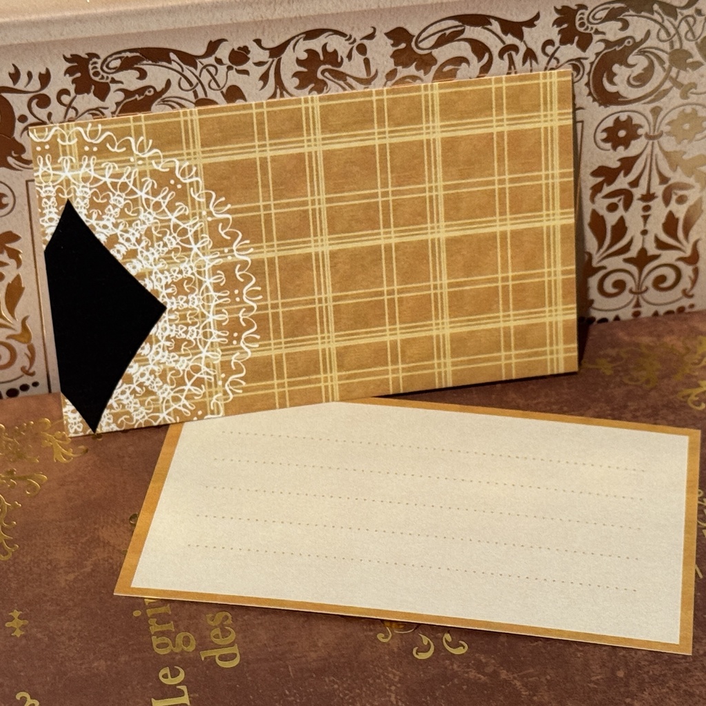 トランプモチーフの高級メッセージカード15枚入