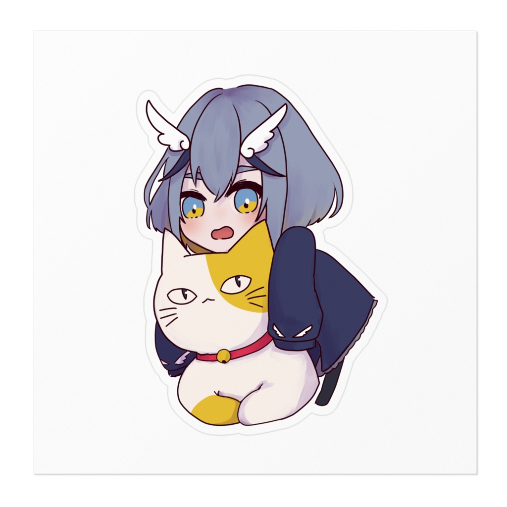 ねこみめちステッカー