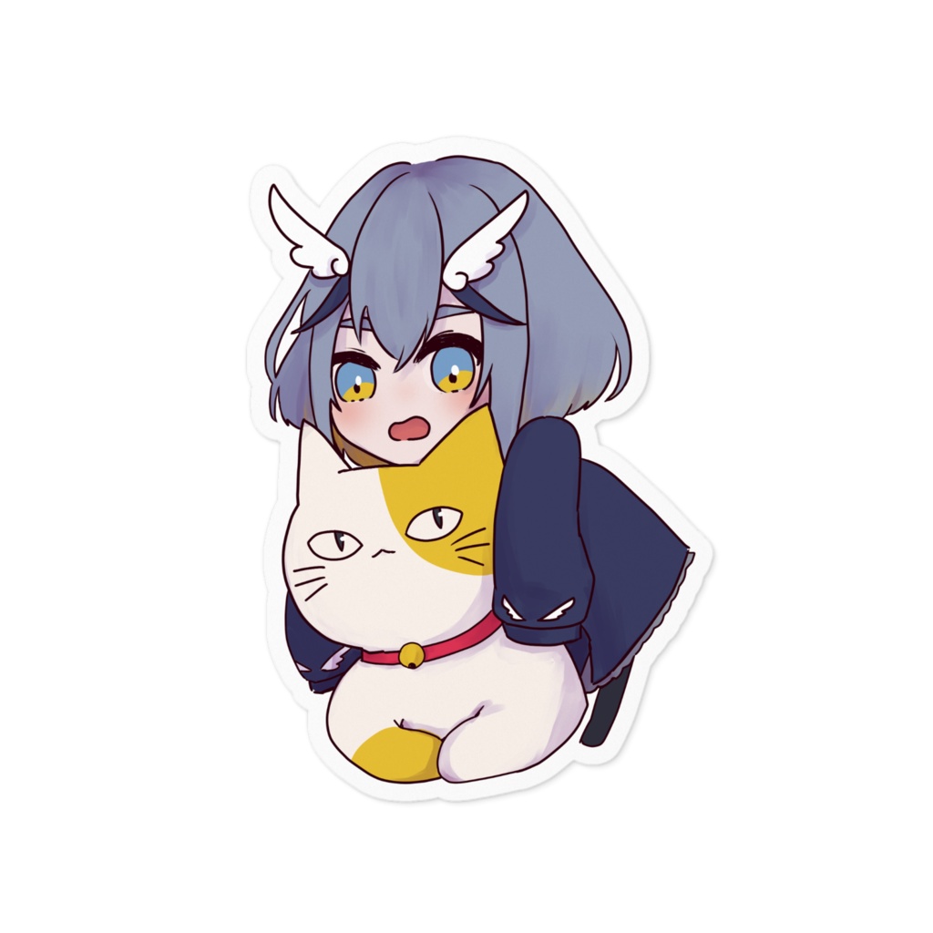 ねこみめちステッカー