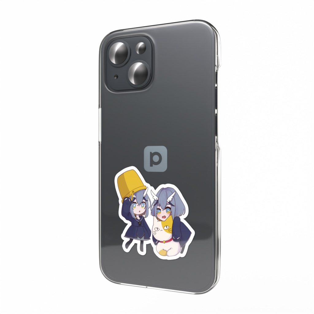 ダブルみめちステッカー(スマホサイズ)
