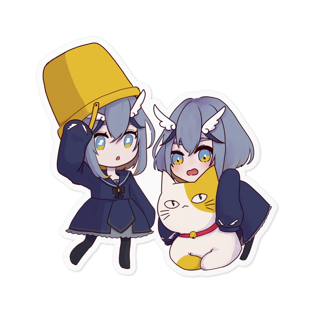 ダブルみめちステッカー