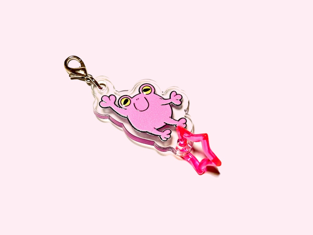 ミチくんミニアクリルチャーム