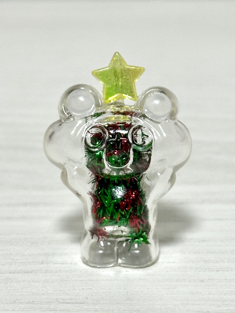 【クリスマスツリー指人形】ソフビ