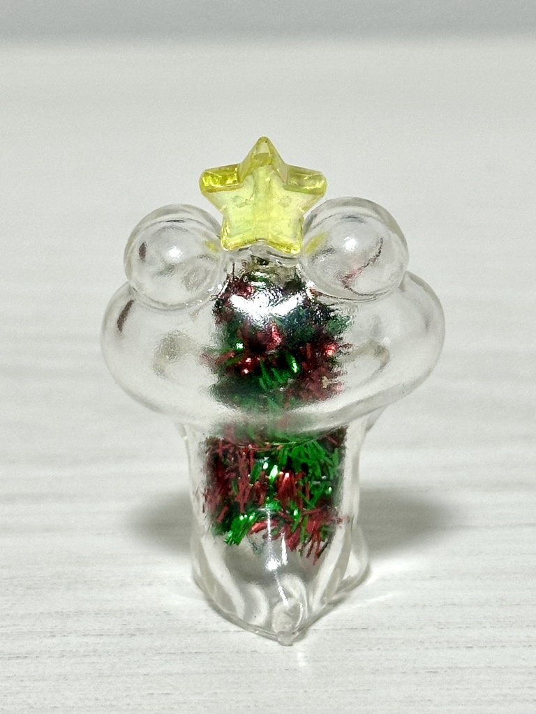 【クリスマスツリー指人形】ソフビ