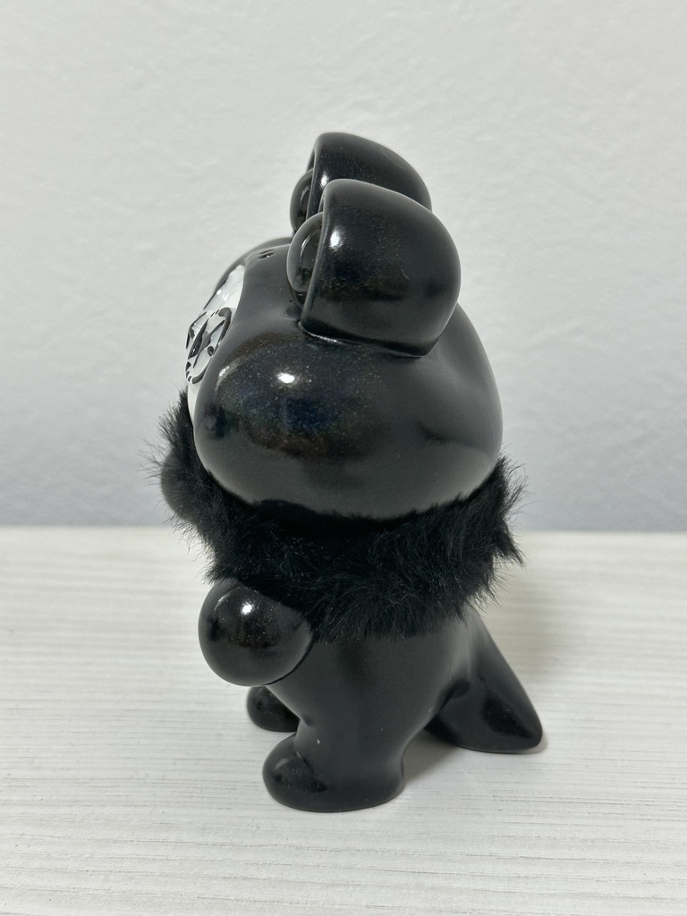 【ぶらっくれいんぼー(シルバー)】ソフビ