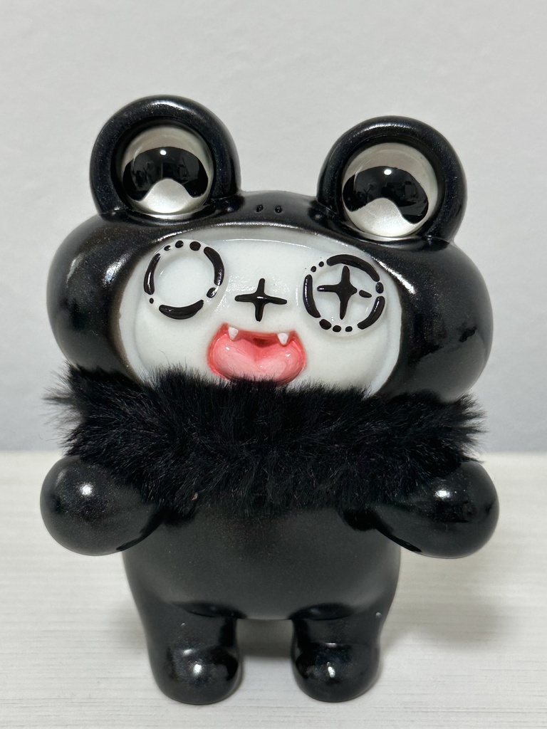 【ぶらっくれいんぼー(シルバー)】ソフビ