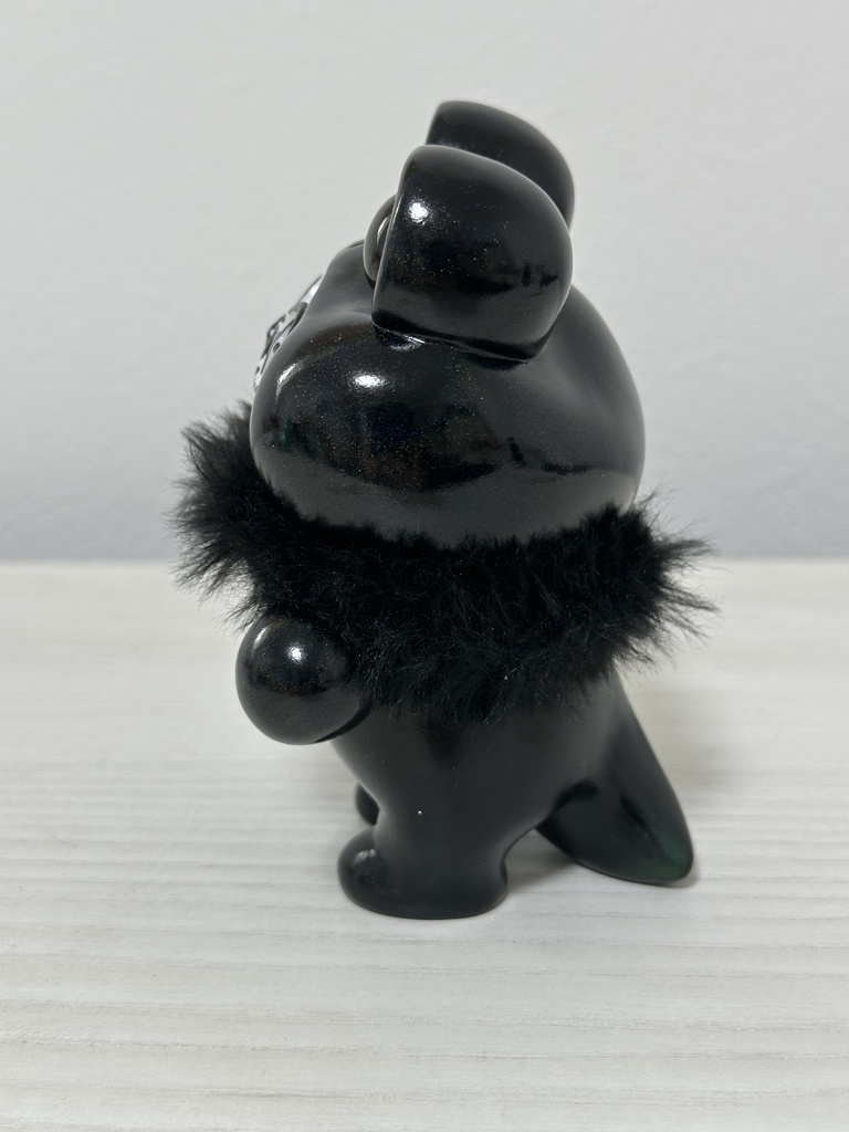 【ぶらっくれいんぼー(ゴールド)】ソフビ