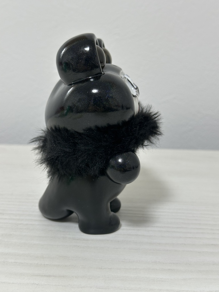 【ぶらっくれいんぼー(ゴールド)】ソフビ