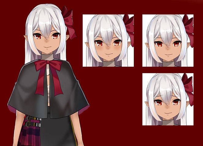 ダークエルフの女の子