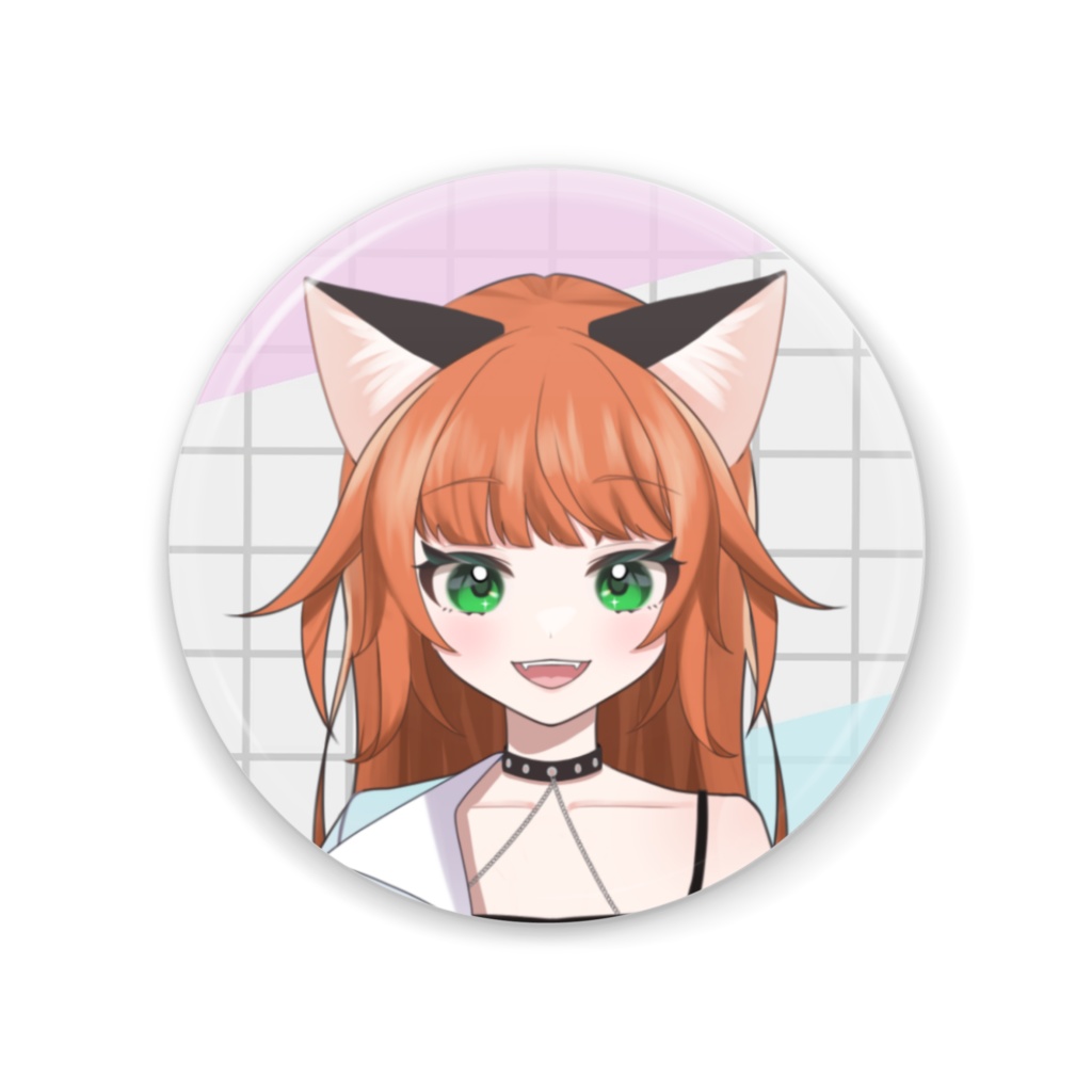 ねこたに缶バッジ『ノーマル』 56mm