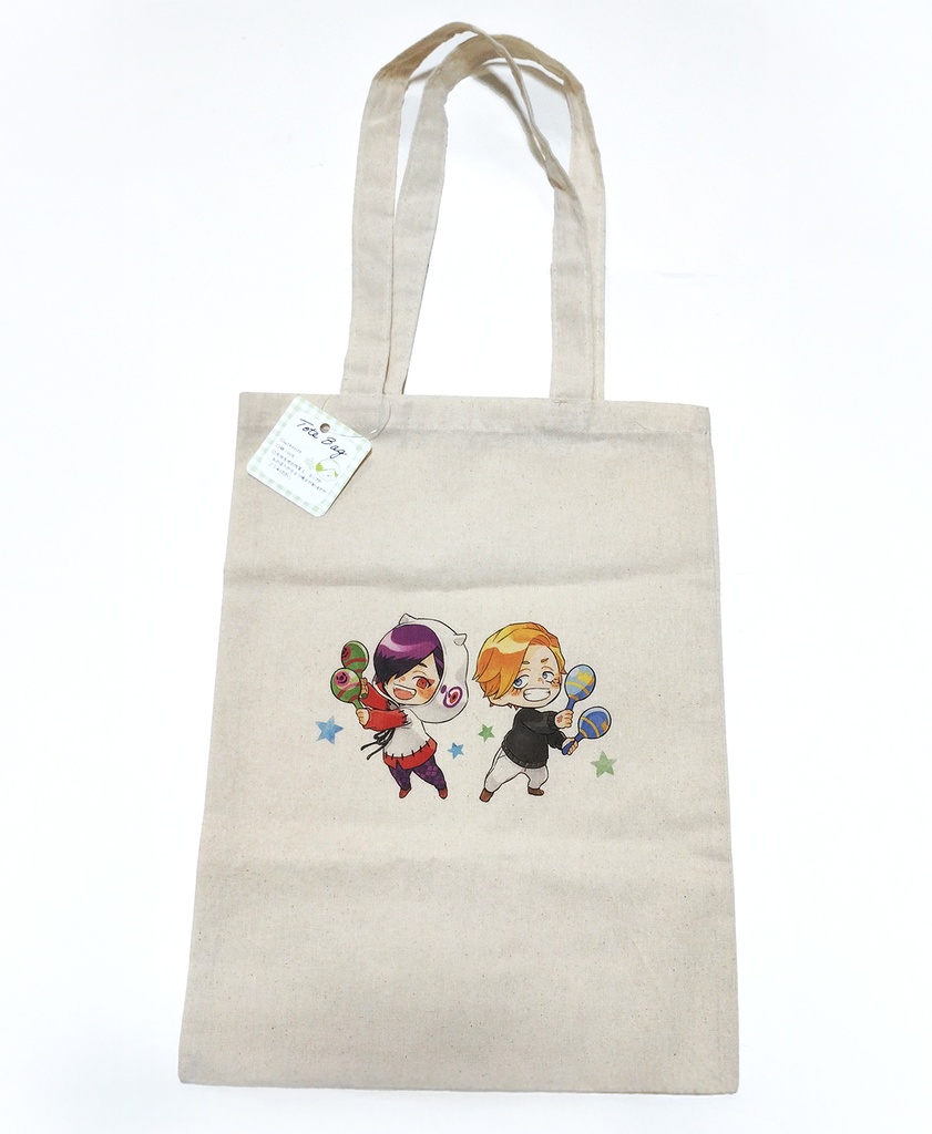 （非公式）コットンフラットトートバッグ（叶+獅子神）