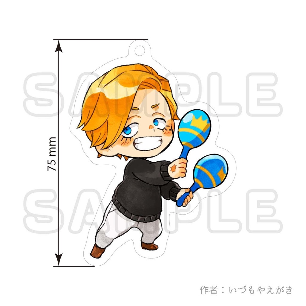 (非公式)アクリルキーホルダー(叶、獅子神)