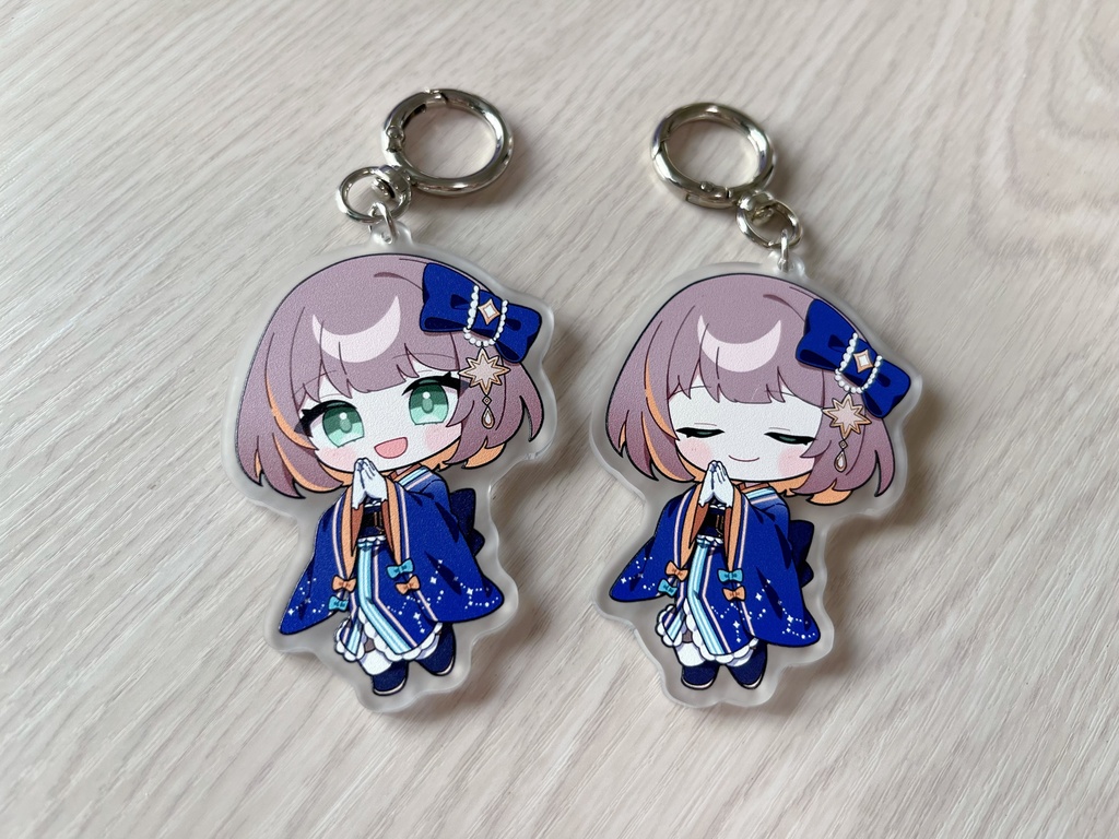 お祈りめこしアクキー