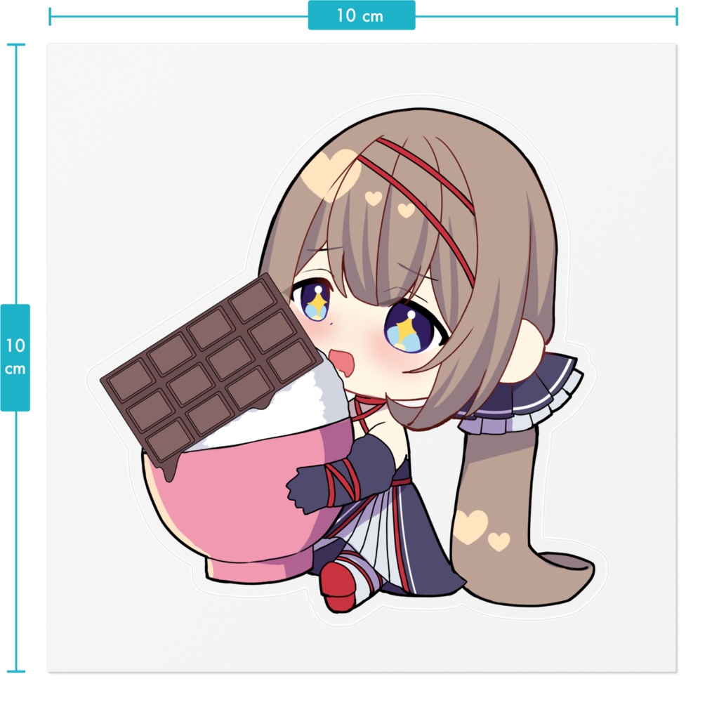 チョコ飯ステッカー