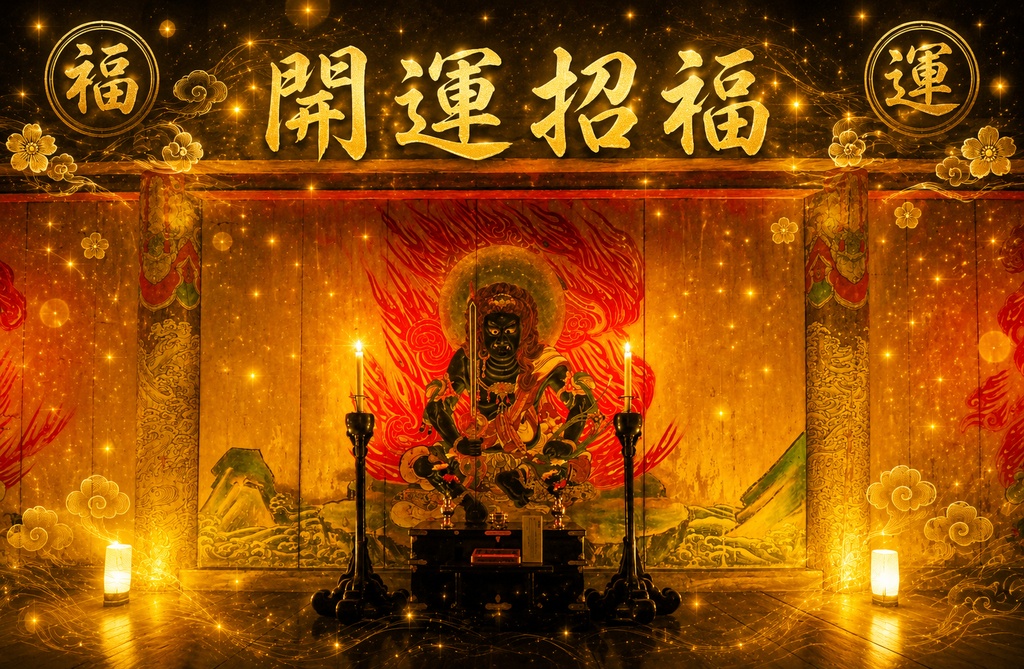 開運招福 ― 光明不動 壁紙