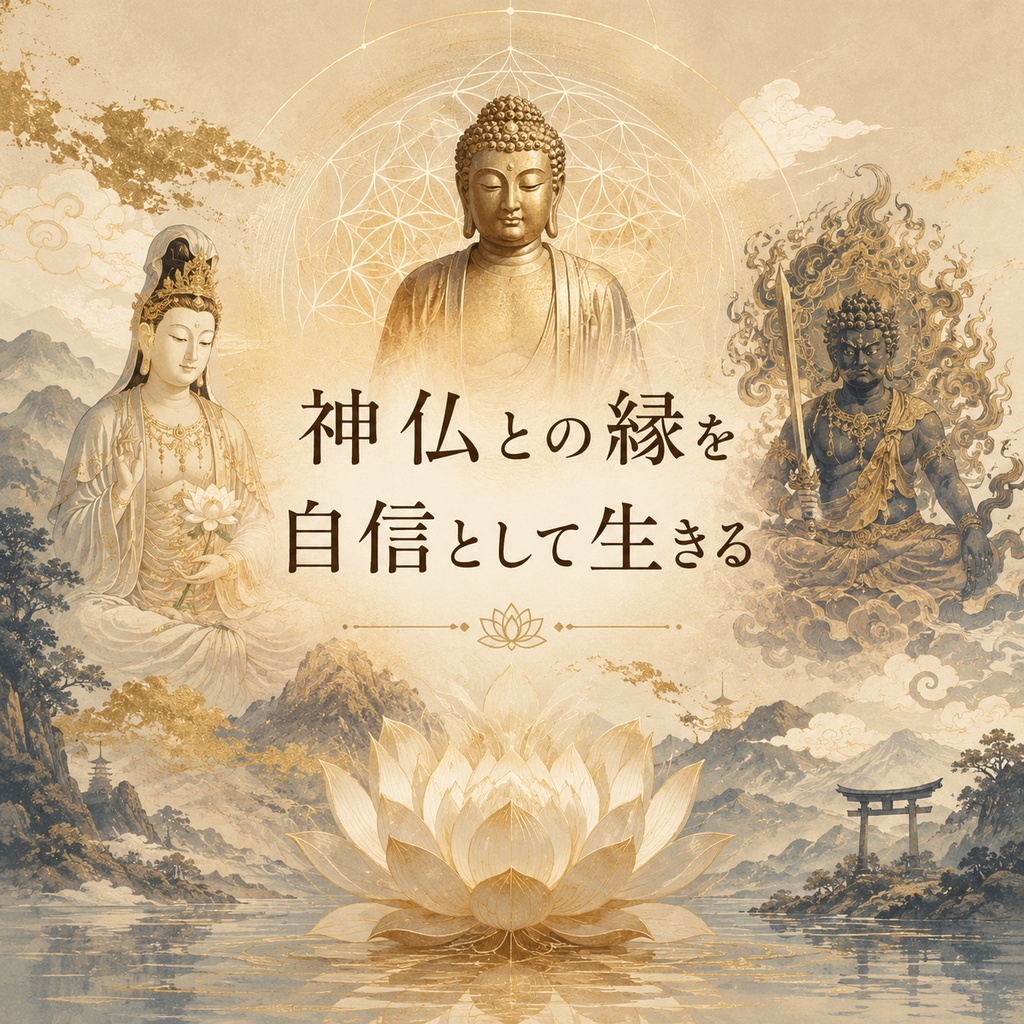 神仏との縁を自信として生きる ― Living with Confidence Through Sacred Connection 壁紙